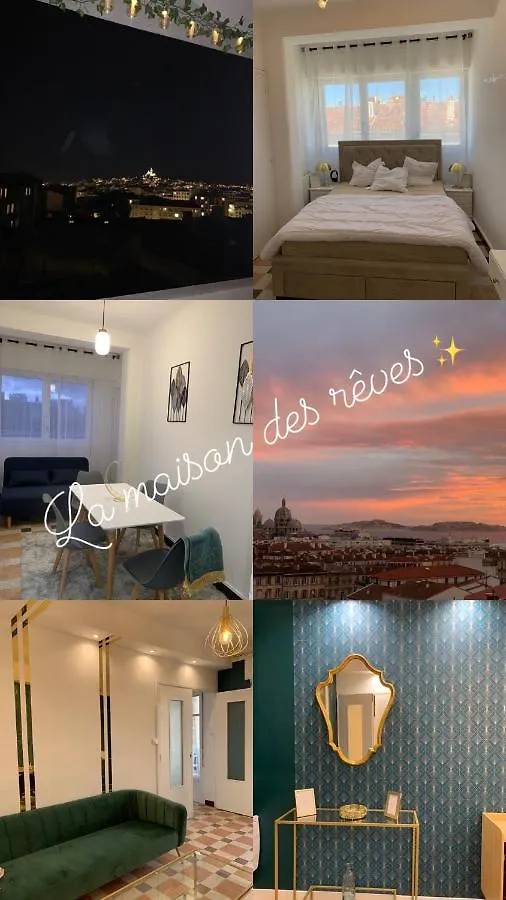 Apartment Sublime 2 Pieces Vue Incroyable Mer Et Tout Les Monuments De Marseille