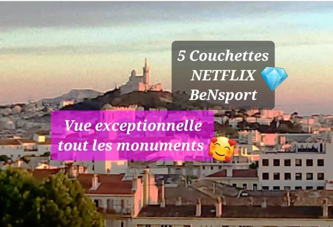 Sublime 2 Pieces Vue Incroyable Mer Et Tout Les Monuments De Marseille